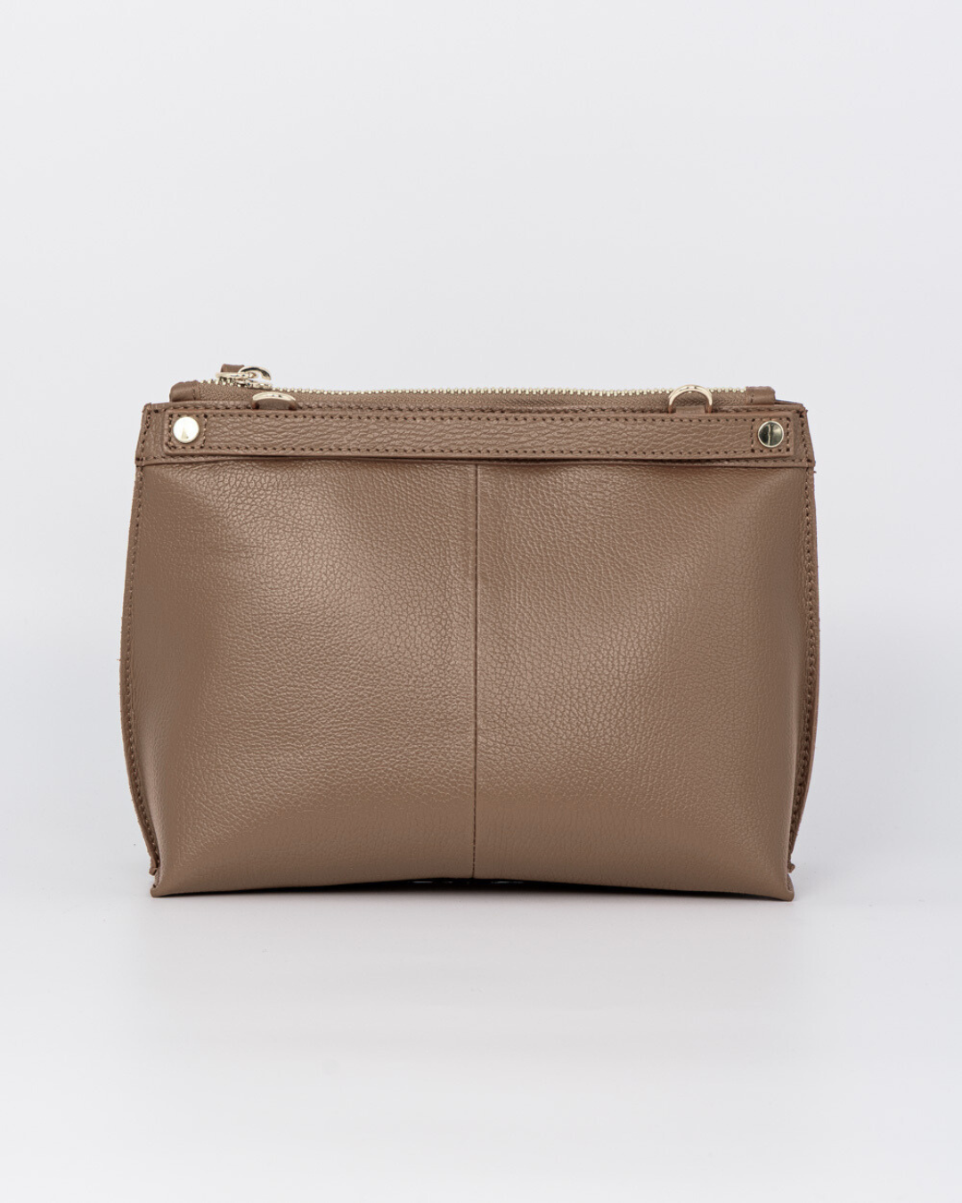 BORSA MINI SOFY PELLE TAUPE