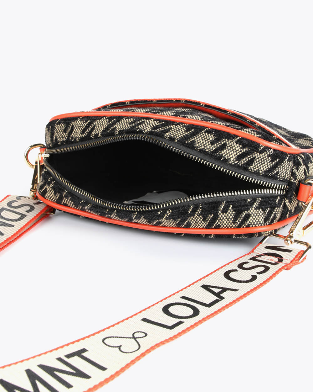 BORSA SOIA PIE DE POULE