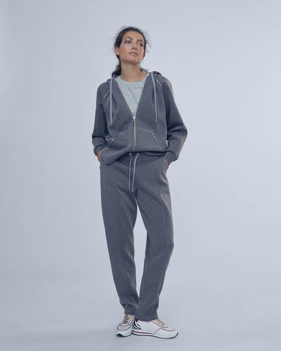 PANTALONE MANDORLA GRIGIO