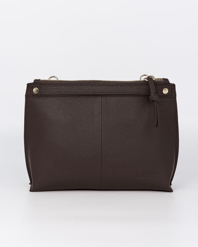 BORSA MINI SOFY PELLE TESTA DI MORO