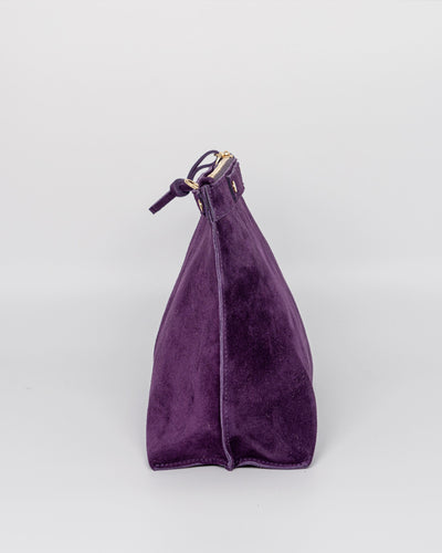 BORSA MINI SOFY CAMOSCIO VIOLA