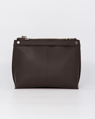 BORSA MINI SOFY PELLE TESTA DI MORO