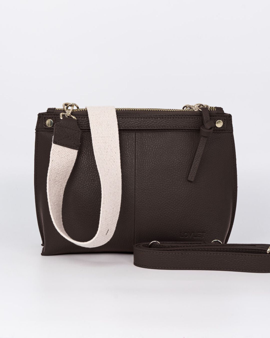 BORSA MINI SOFY PELLE TESTA DI MORO
