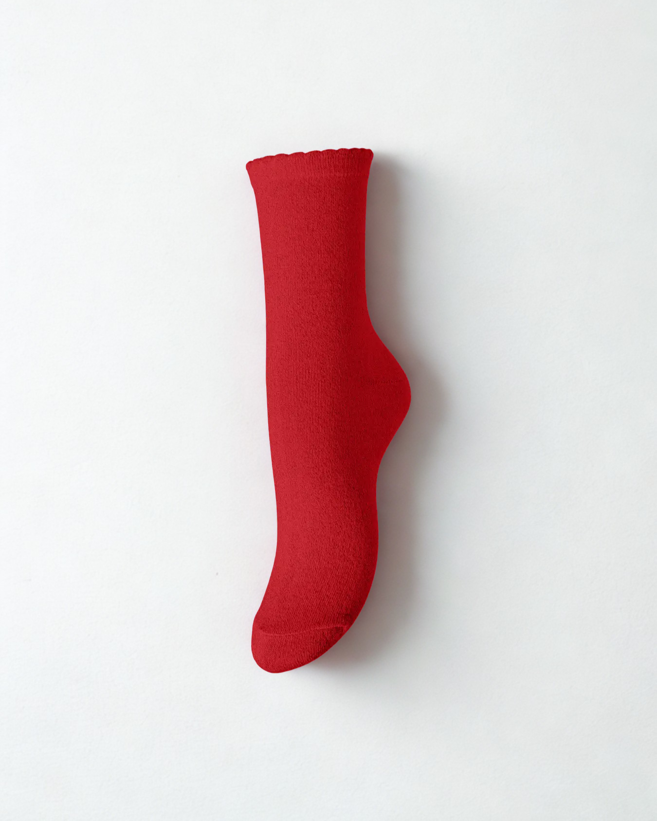 CALZINO SEBBY GLITTER ROSSO