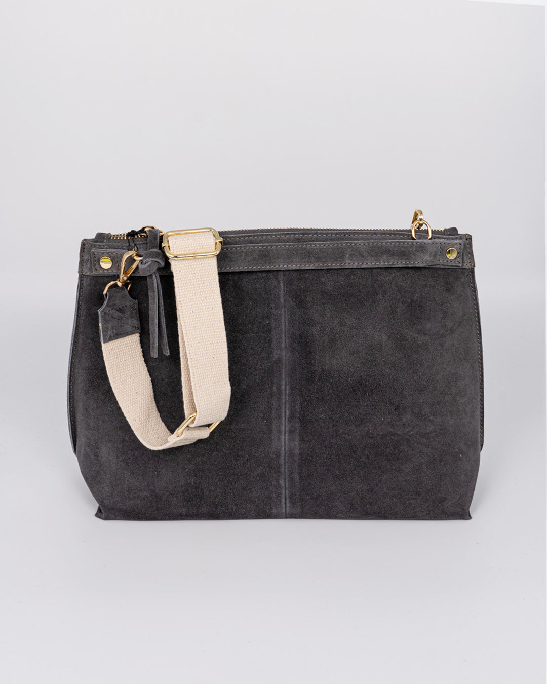 BORSA MINI SOFY CAMOSCIO GRIGIO