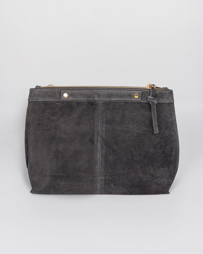 BORSA MINI SOFY CAMOSCIO GRIGIO
