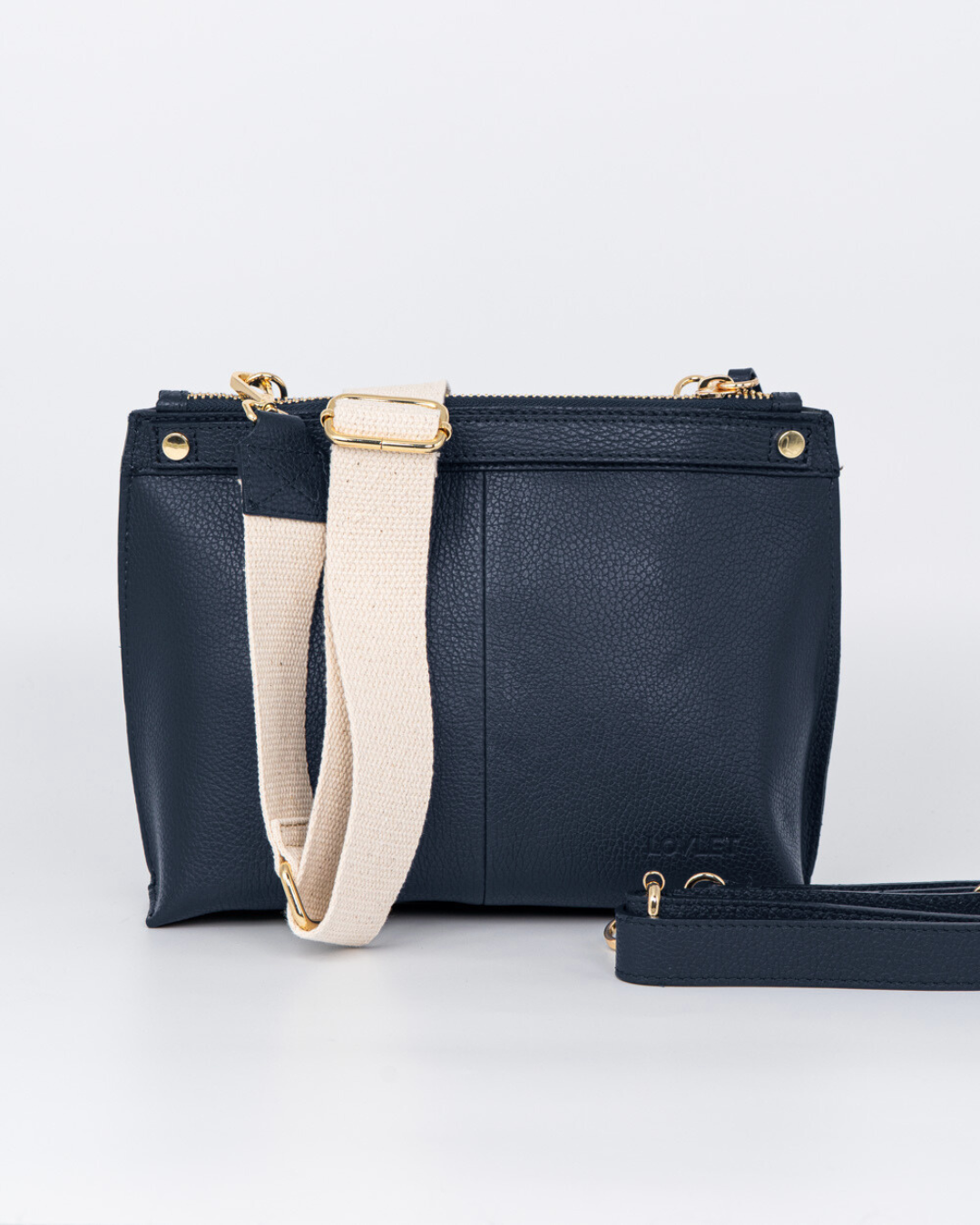 BORSA MINI SOFY PELLE BLU