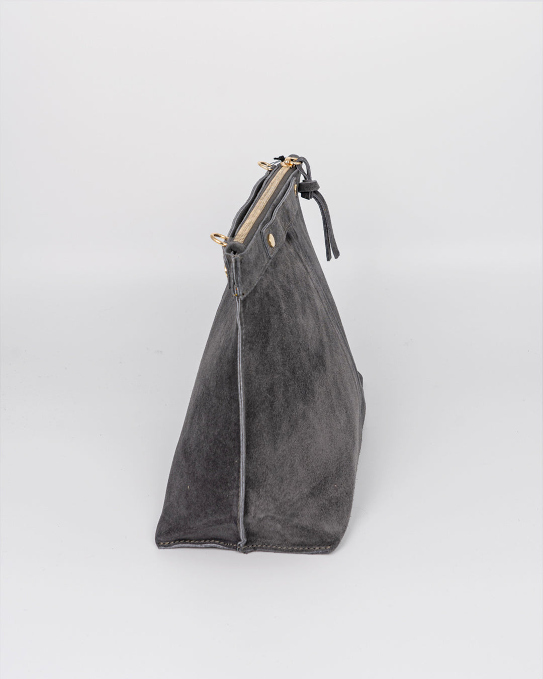 BORSA MINI SOFY CAMOSCIO GRIGIO