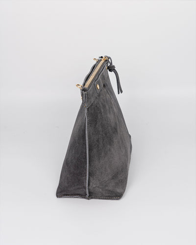 BORSA MINI SOFY CAMOSCIO GRIGIO