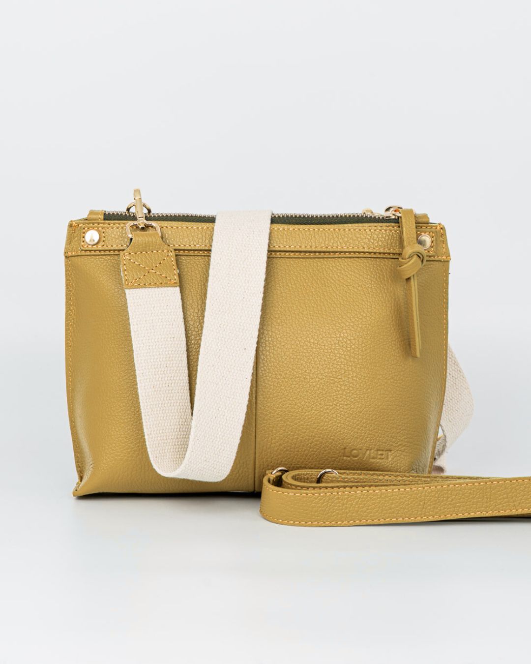 BORSA MINI SOFY PELLE SENAPE