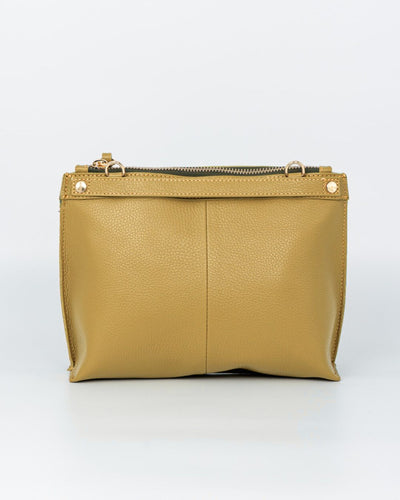 BORSA MINI SOFY PELLE SENAPE