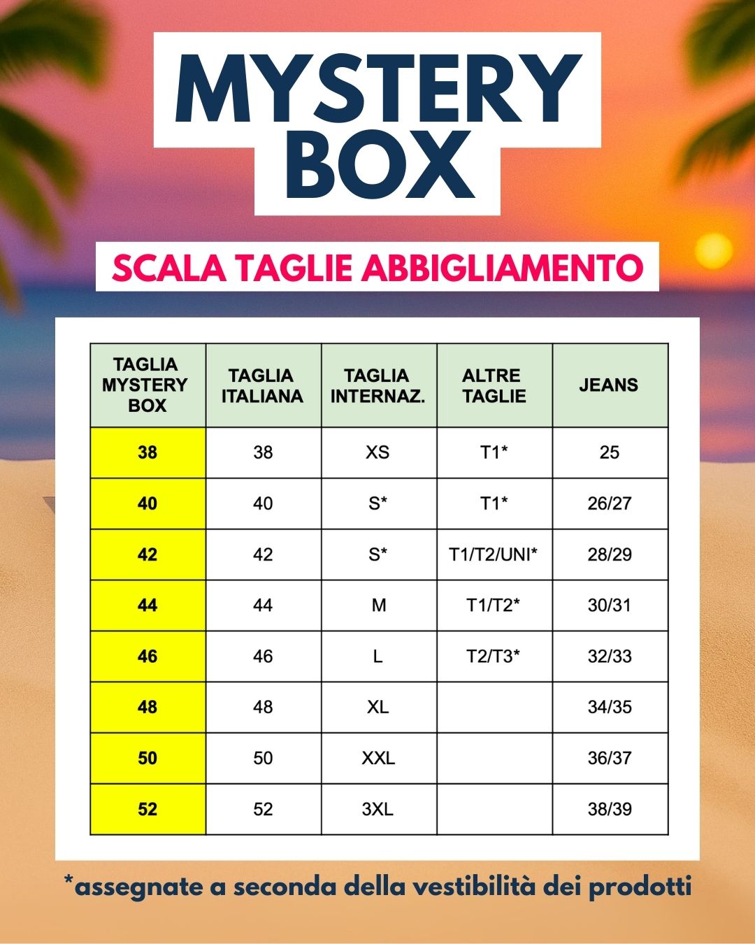 MYSTERY 📦 BOX ABBIGLIAMENTO E ACCESSORI DONNA [€75]