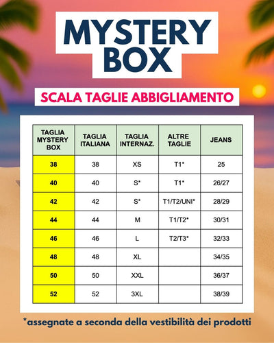 MYSTERY 📦 BOX ABBIGLIAMENTO E ACCESSORI DONNA [€75]