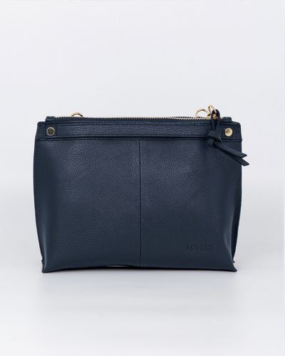 BORSA MINI SOFY PELLE BLU