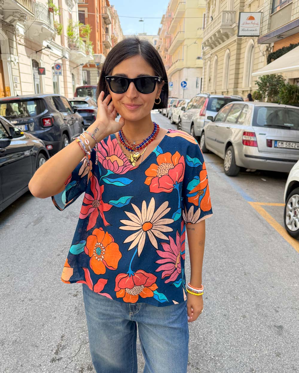 BLUSA MINA FIORATO POP