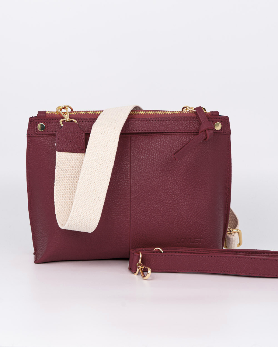 BORSA MINI SOFY PELLE BORDEAUX