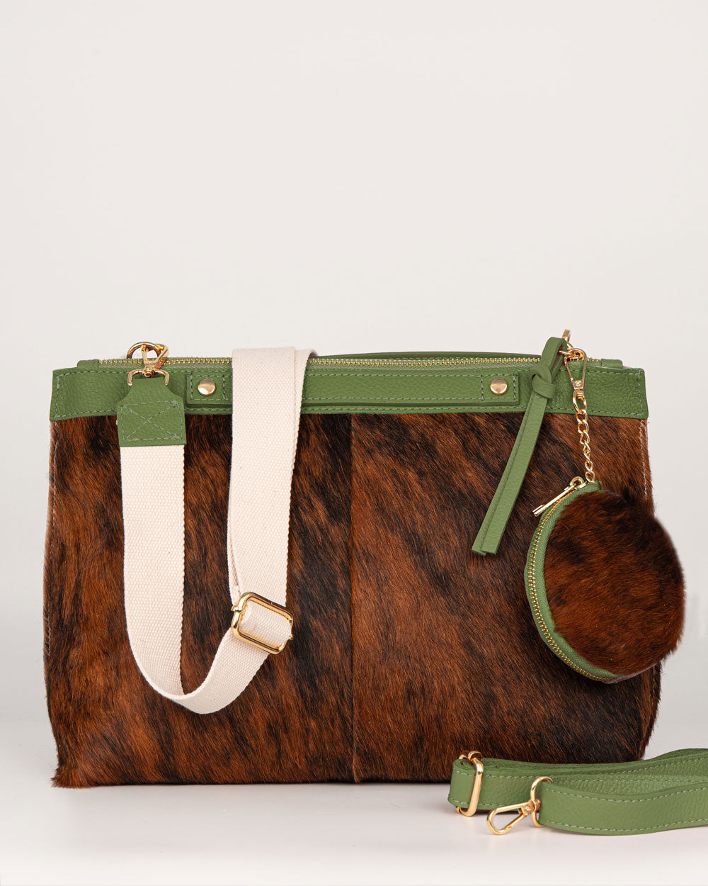 BORSA SOFY RAINBOW VERDE OLIO