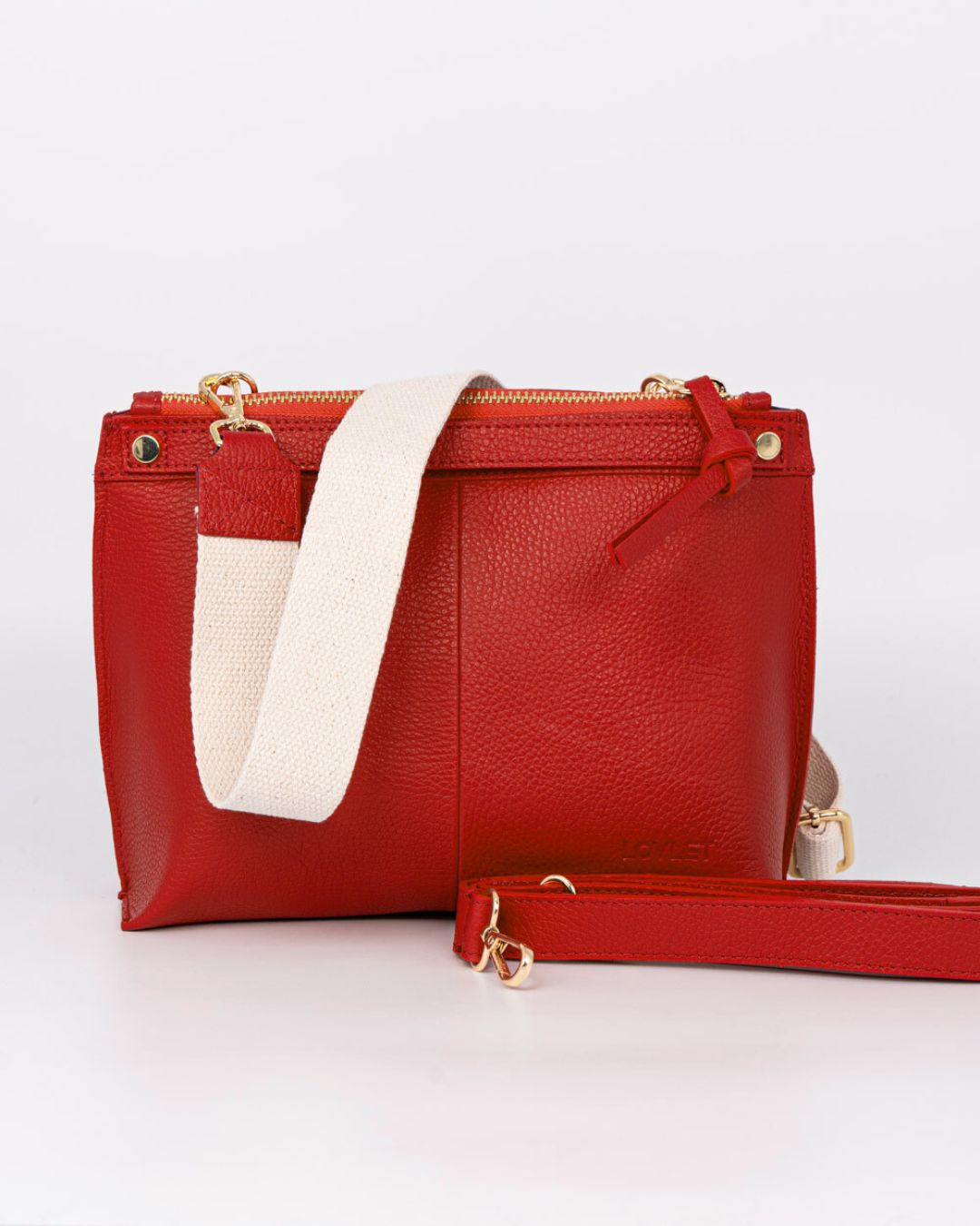BORSA MINI SOFY PELLE ROSSO