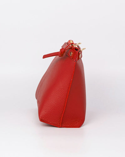 BORSA MINI SOFY PELLE ROSSO