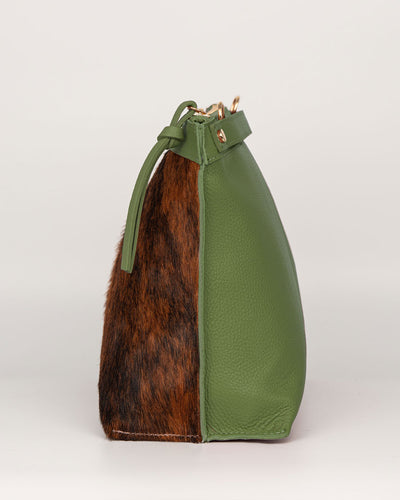 BORSA SOFY RAINBOW VERDE OLIO