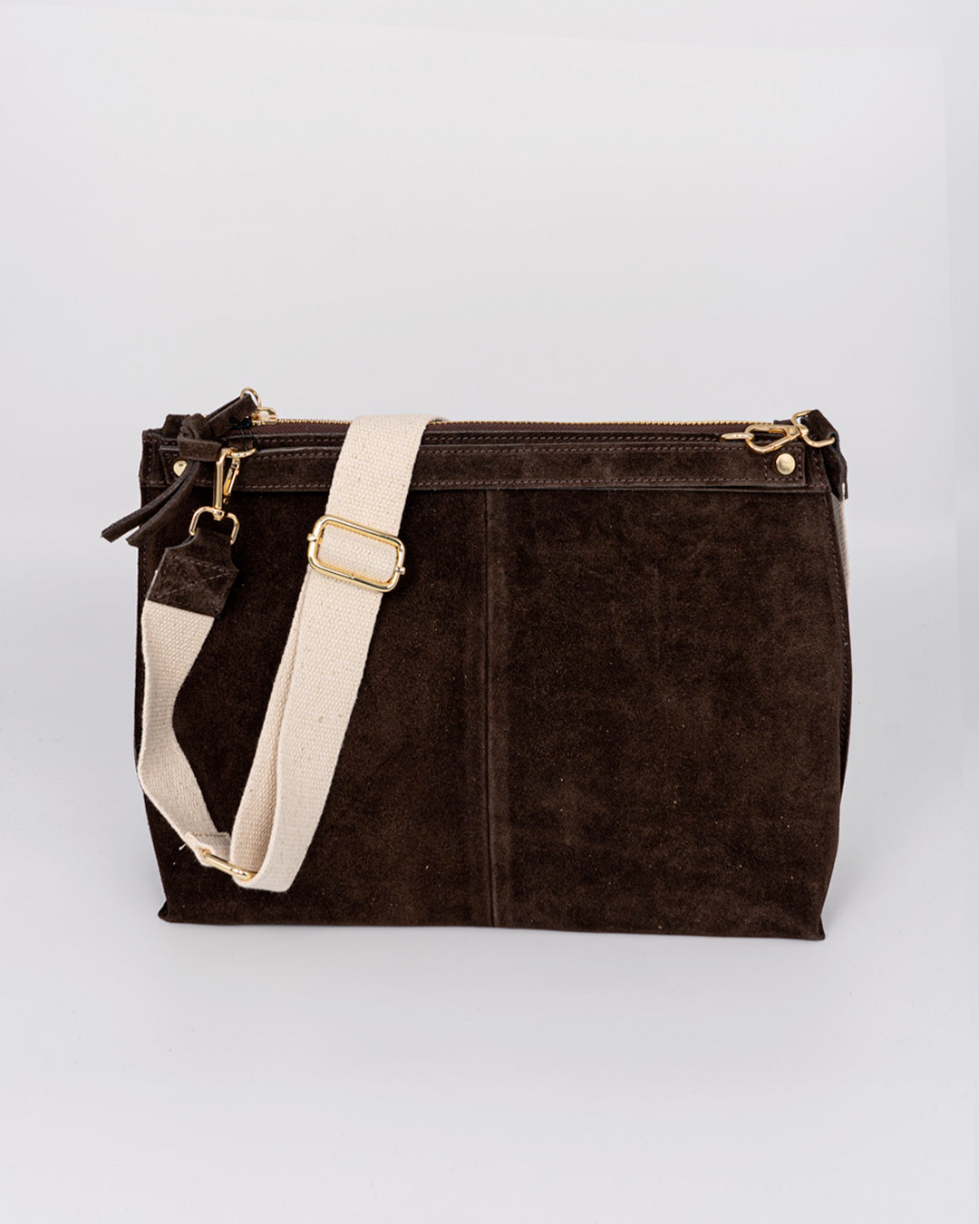 BORSA MINI SOFY CAMOSCIO MARRONE