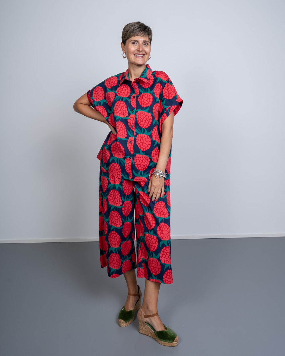 PANTALONE DINA LAMPONI