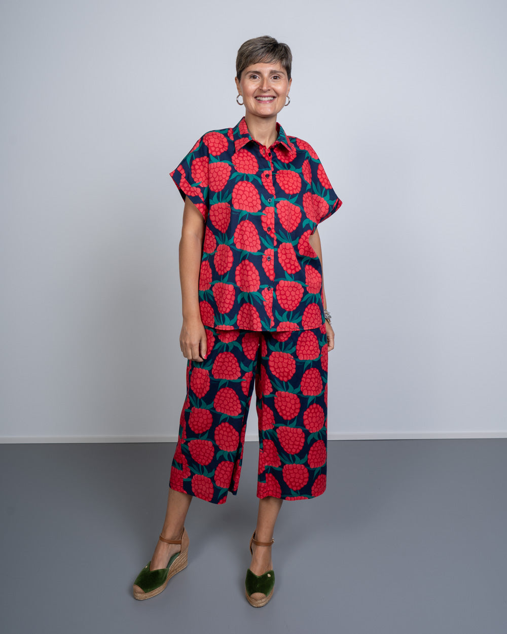 PANTALONE DINA LAMPONI