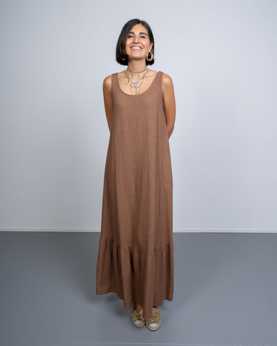 VESTITO MICAELA CIOCCOLATO