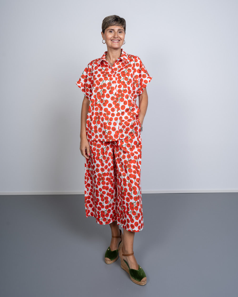 PANTALONE DINA POMODORI