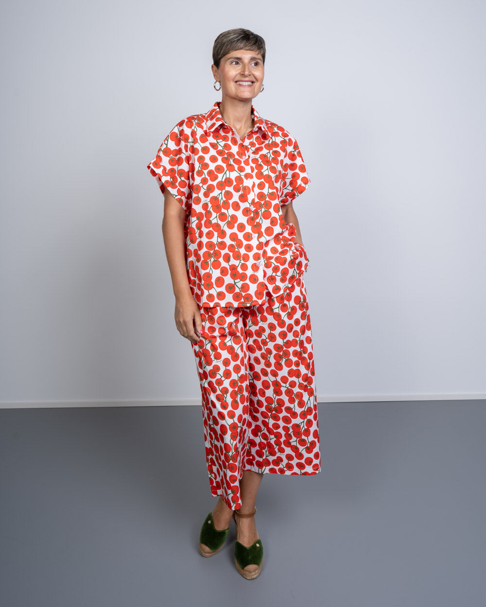 PANTALONE DINA POMODORI