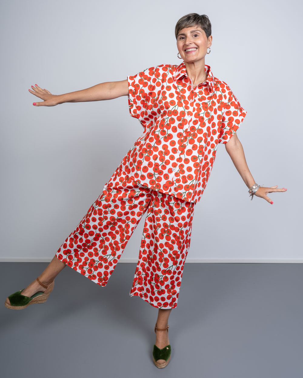 PANTALONE DINA POMODORI