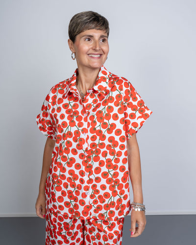 CAMICIA DOROTEA POMODORI