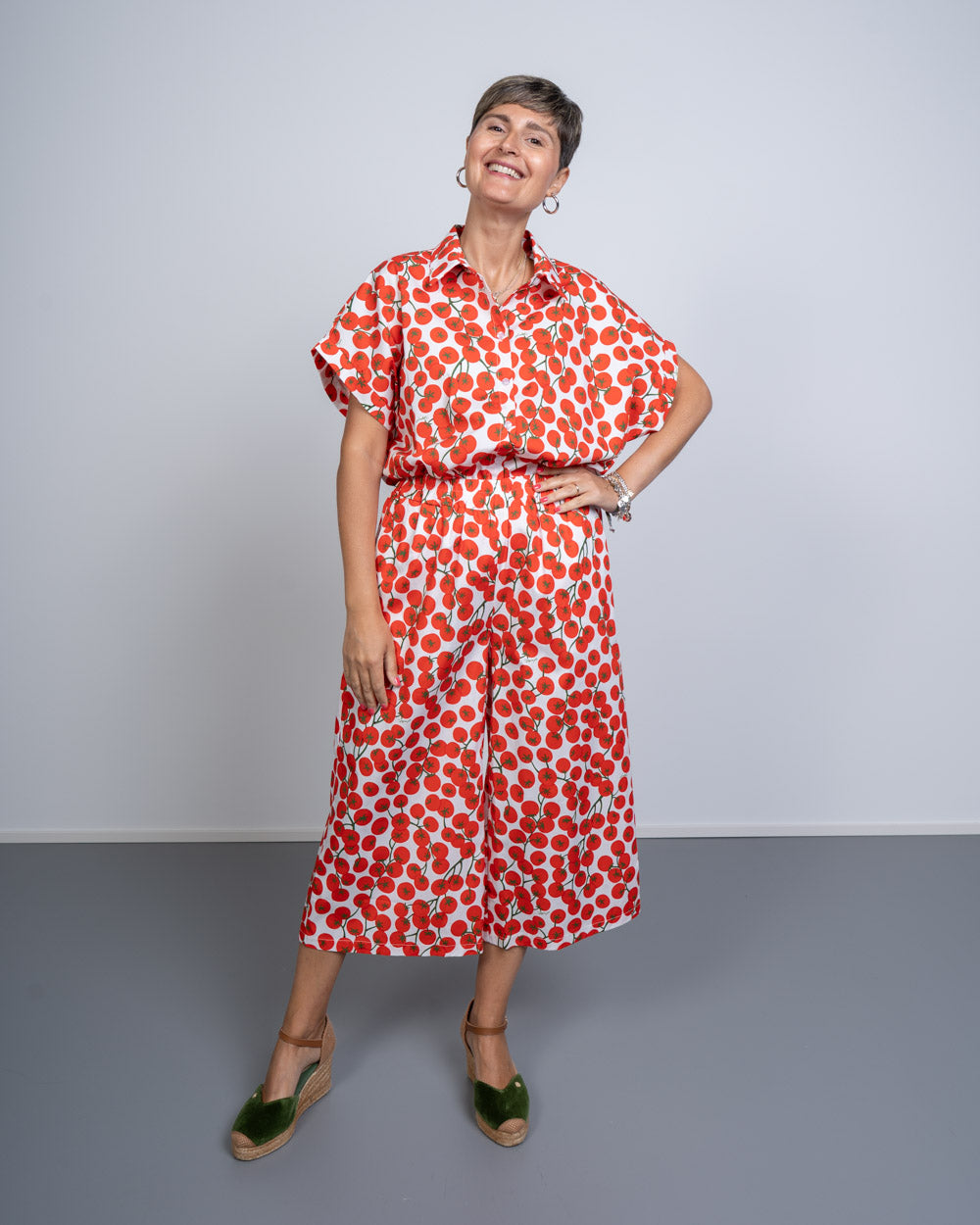 PANTALONE DINA POMODORI
