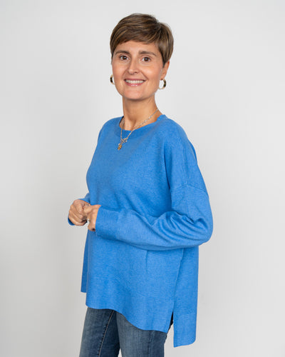 MAGLIONE GISELLA DENIM