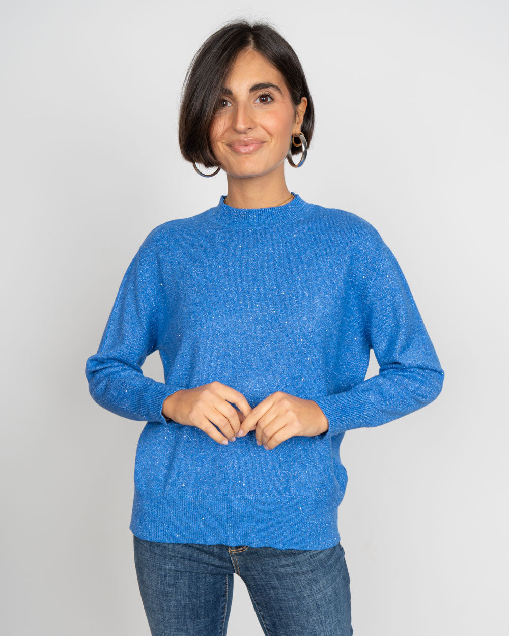 MAGLIONE GINEVRA DENIM