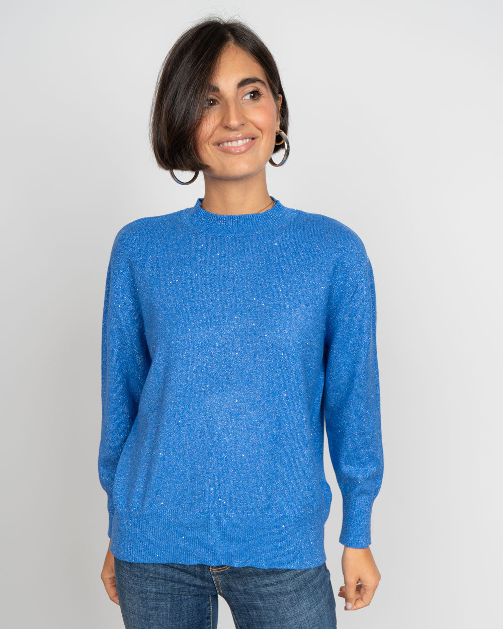 MAGLIONE GINEVRA DENIM