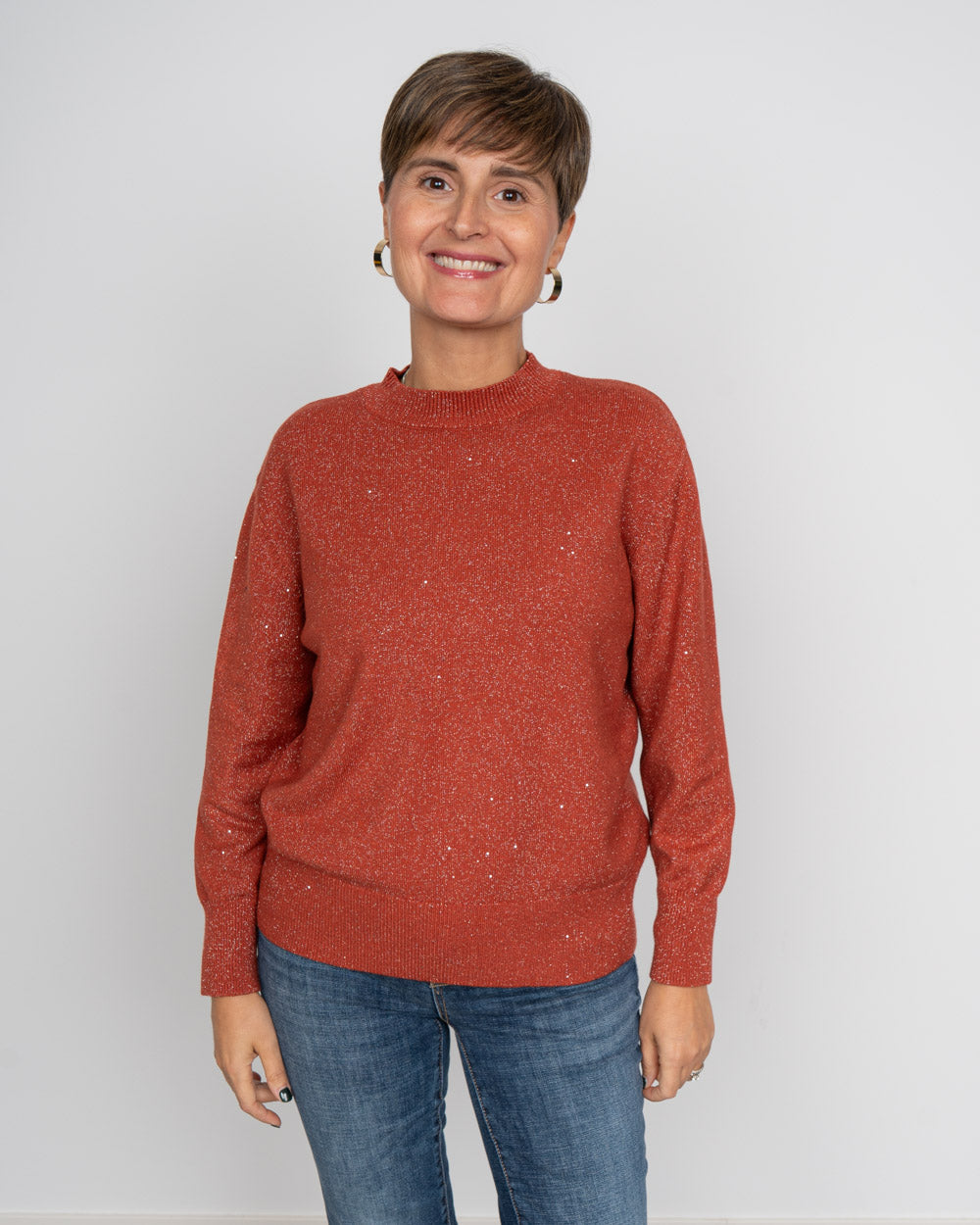 MAGLIONE GINEVRA RUGGINE