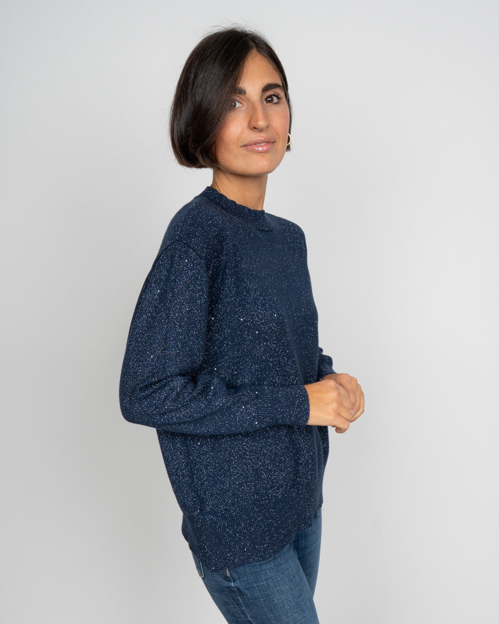 MAGLIONE GINEVRA BLU