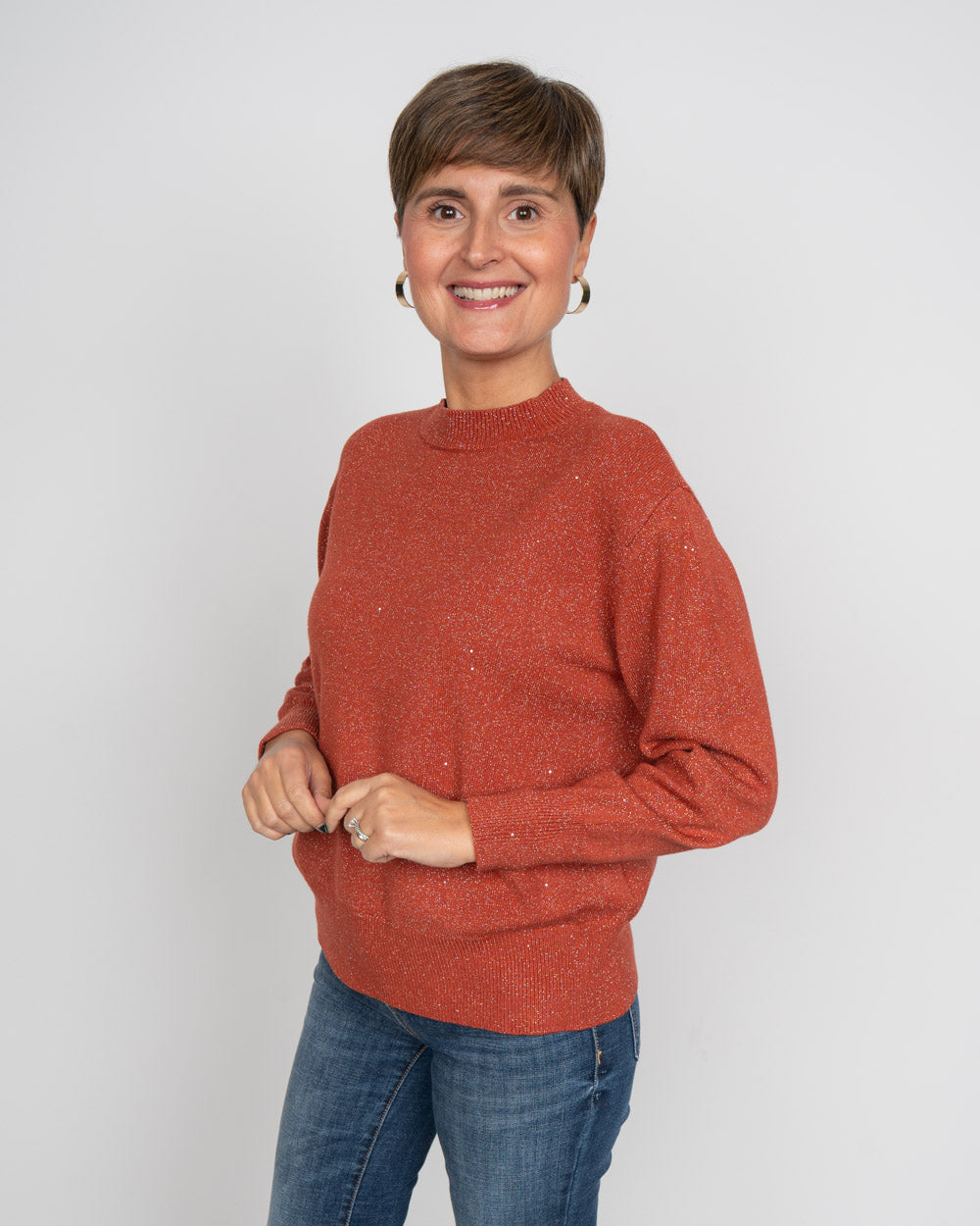 MAGLIONE GINEVRA RUGGINE