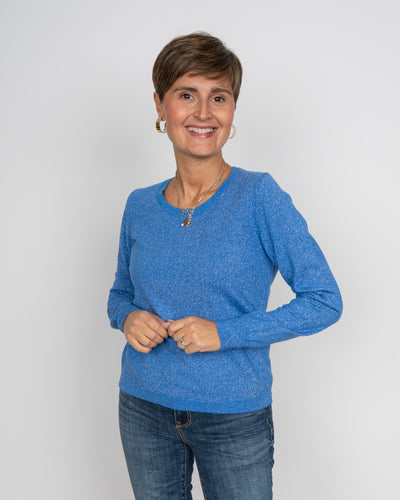 MAGLIONE EVELYN DENIM