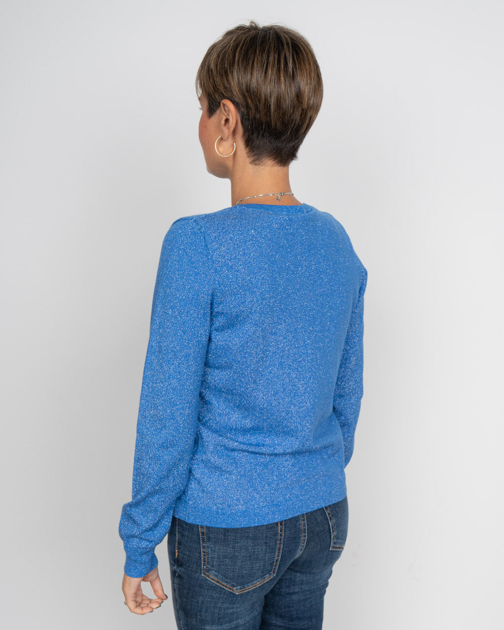 MAGLIONE EVELYN DENIM