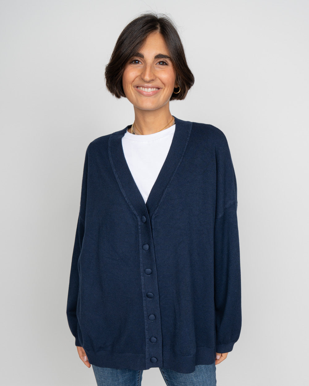 CARDIGAN DENISE BLU