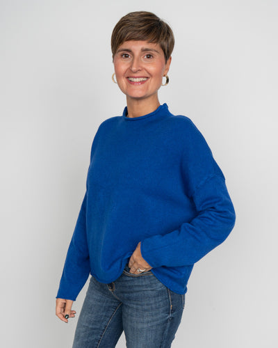 MAGLIONE GEMMA BLU ROYAL