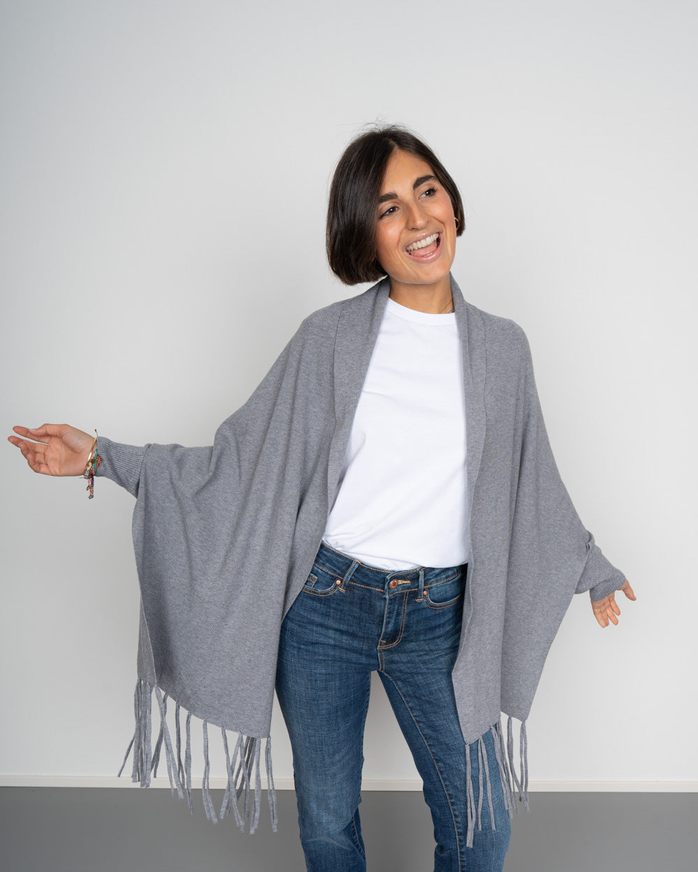 CARDIGAN DARIA GRIGIO
