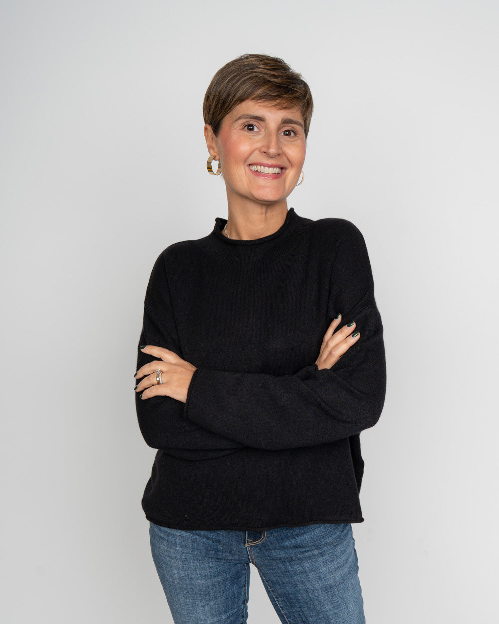 MAGLIONE GEMMA NERO