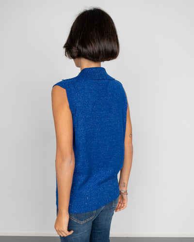 GILET GIANNA BLU ROYAL