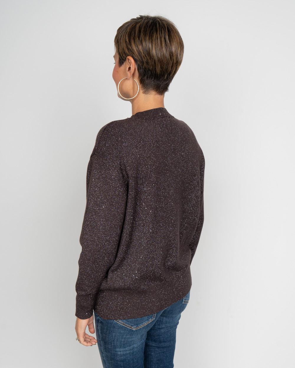 MAGLIONE GINEVRA CIOCCOLATO