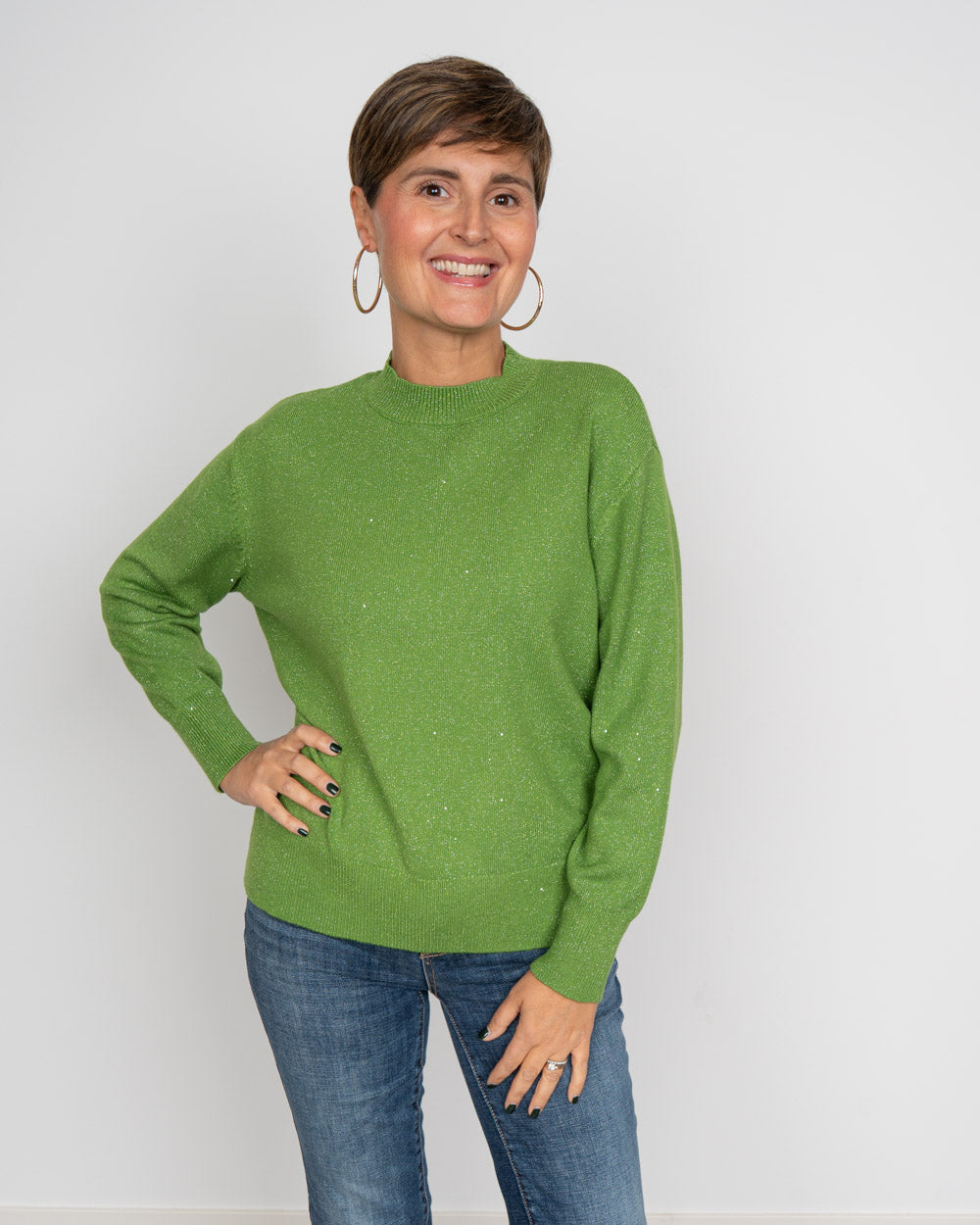 MAGLIONE GINEVRA VERDE