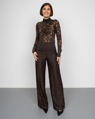 PANTALONE NELINE CIOCCOLATO