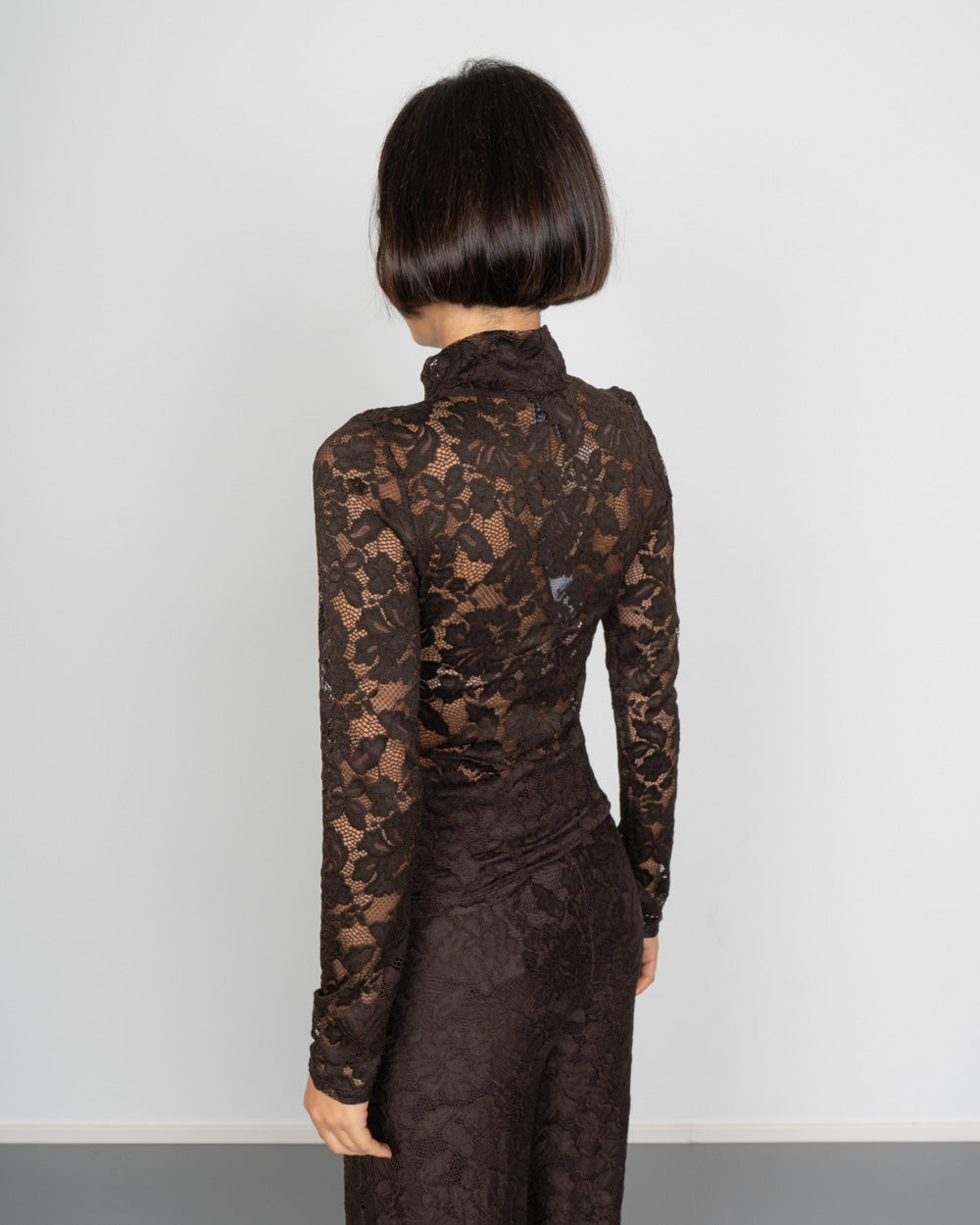 BLUSA NELINE CIOCCOLATO